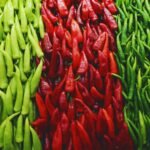 Red and Green chillies